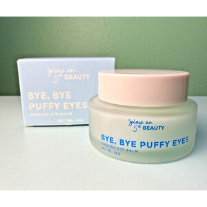 NEW Full Size Glow On 5th Beauty Bye Puffy Eyes Cooling Eye Balm 30g Cream Night